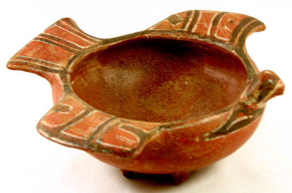 FABULOUS PRE COLUMBIAN BIRD EFFIGY VESSEL  